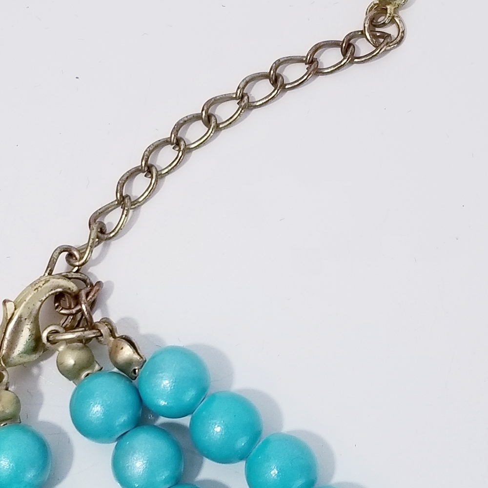 VINTAGE Hawaiian Bead Necklace with Flower - Picture 6 of 7